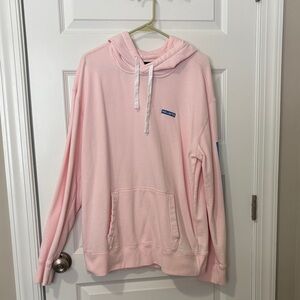 Hollister Light Pink Hoodie with Drawstring